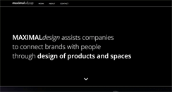 Desktop Screenshot of maximaldesign.com